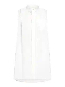 COTTON POPLIN SHIRT DRESS