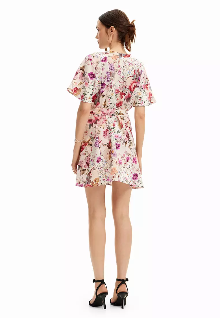 Desigual Desigual Woman Short floral dress.