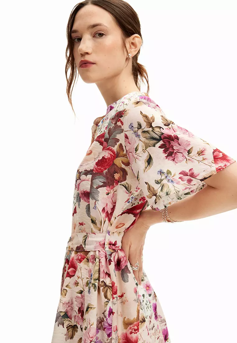 Desigual Desigual Woman Short floral dress.