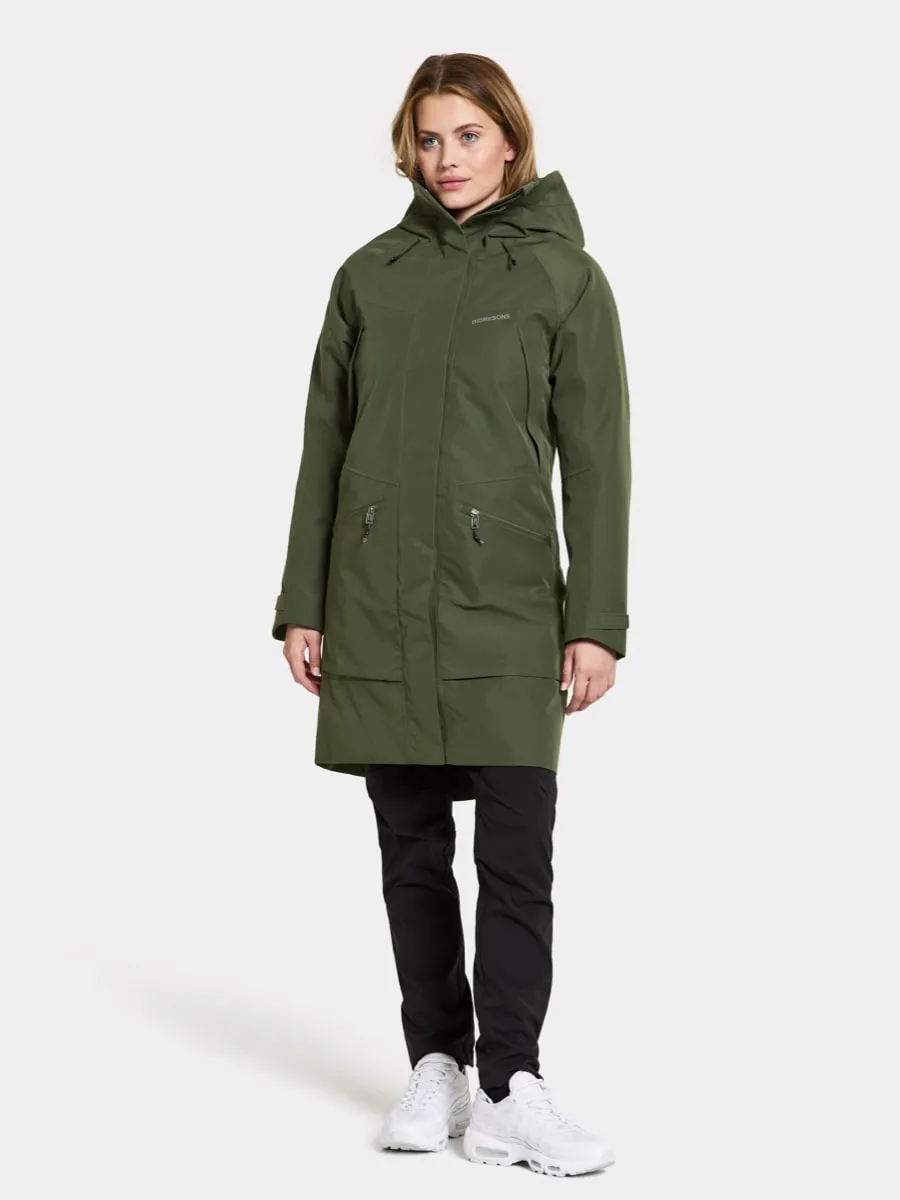 Didriksons Women's Ilma Parka 8 Deep Green | Buy Didriksons Women's Ilma Parka 8 Deep Green here | Outnorth