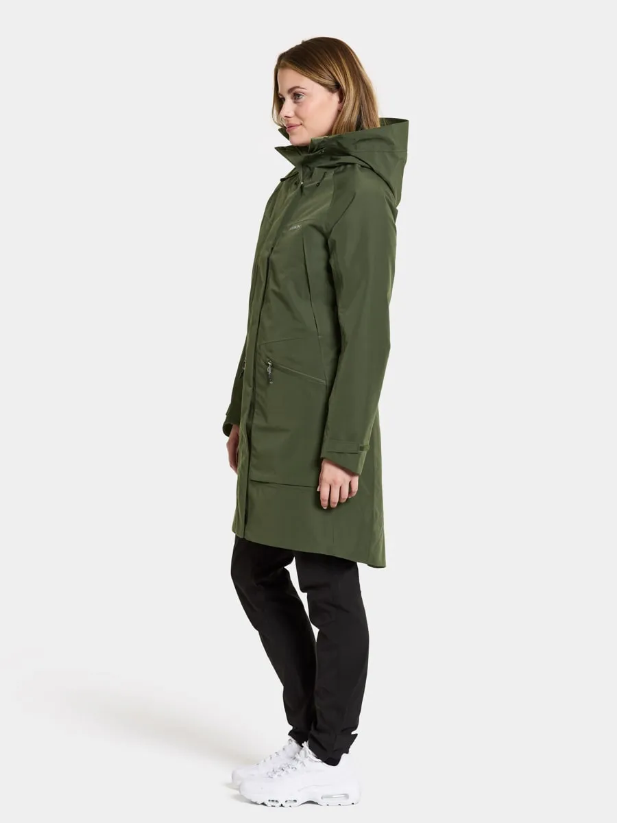 Didriksons Women's Ilma Parka 8 Deep Green | Buy Didriksons Women's Ilma Parka 8 Deep Green here | Outnorth