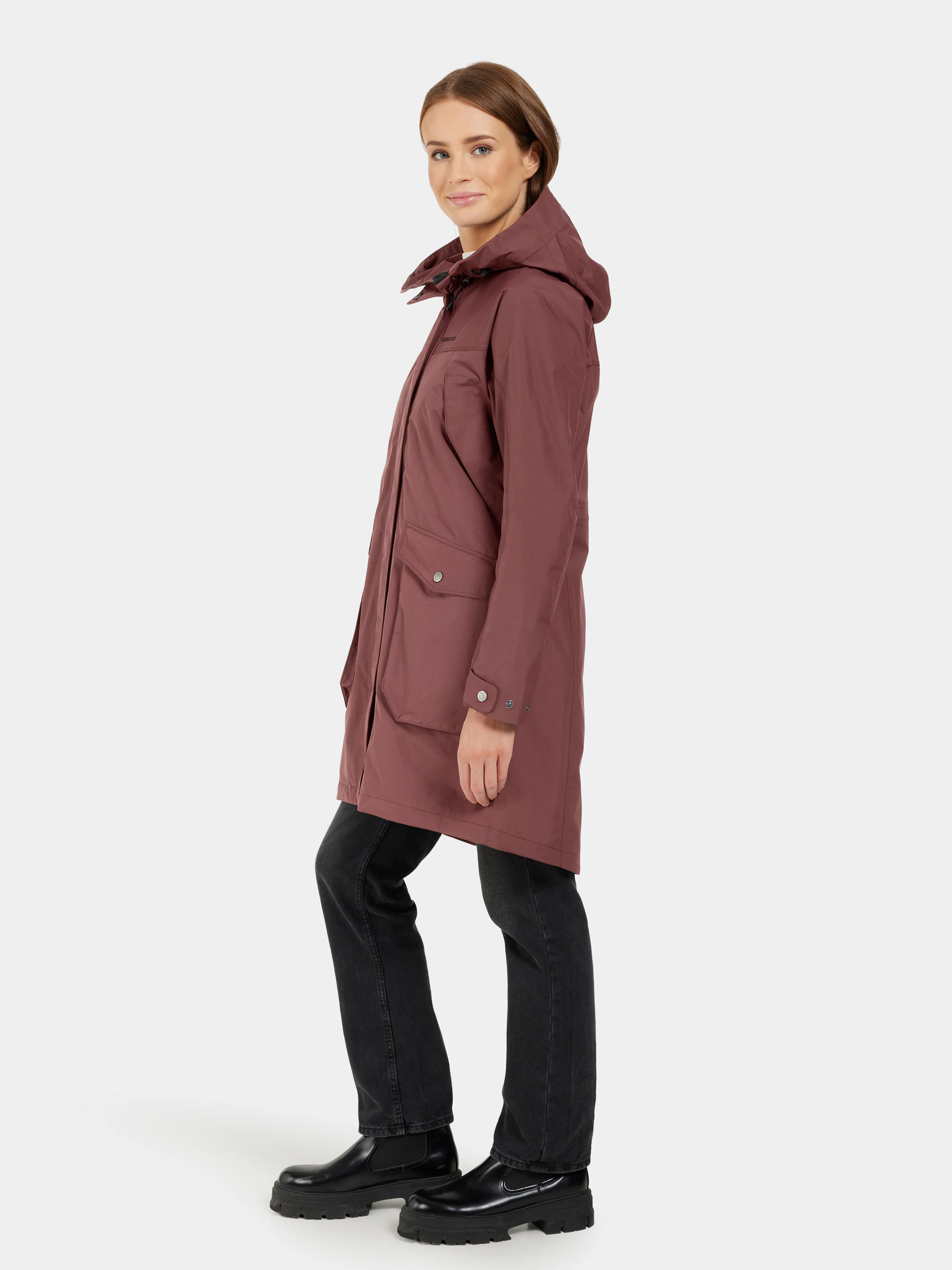 Didriksons Women's Thelma Parka 10 Old Rust | Buy Didriksons Women's Thelma Parka 10 Old Rust here | Outnorth