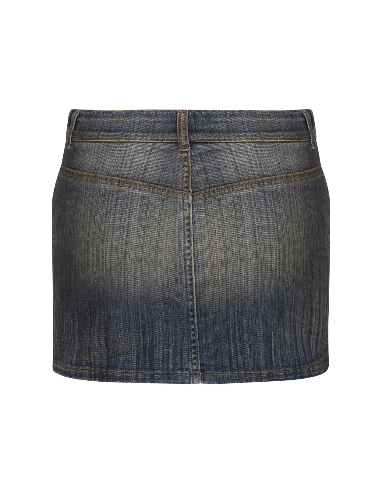 DIESEL Denim Mini Skirt With Oval D Logo