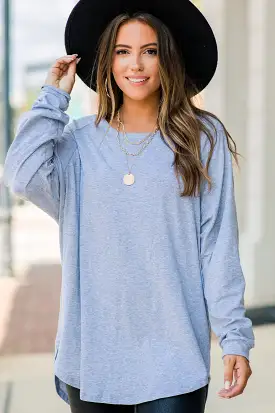 Easy Like Sunday Heather Gray Tunic