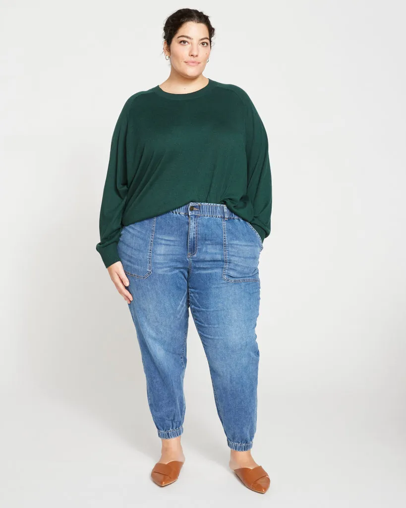 Eco Relaxed Core Sweater - Heather Forest