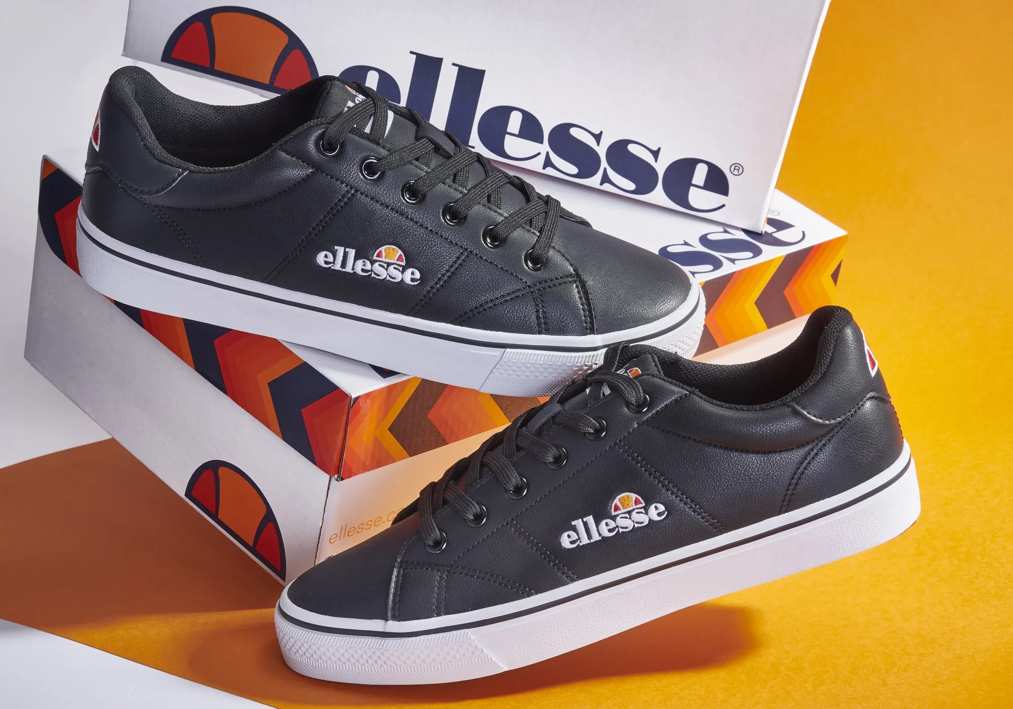 Ellesse Mens Comfortable Casual Lace Up LS225V2 Vulc Sneakers