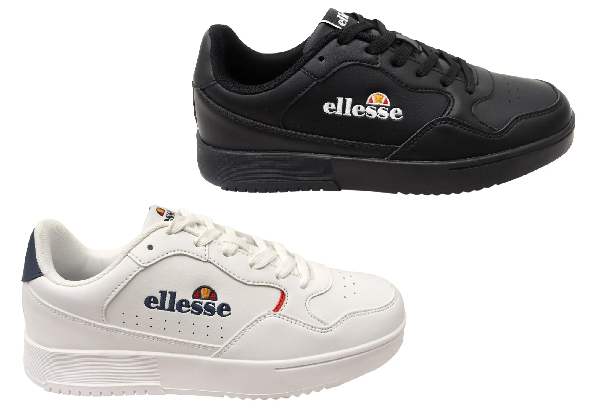 Ellesse Mens Comfortable Casual Lace Up Momento Cupsole Sneakers