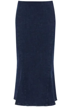 Emanuel Denim Midi Skirt