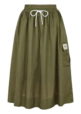 Esmé Studios Melvy Midi Skirt - Nederdel - Dark Olive