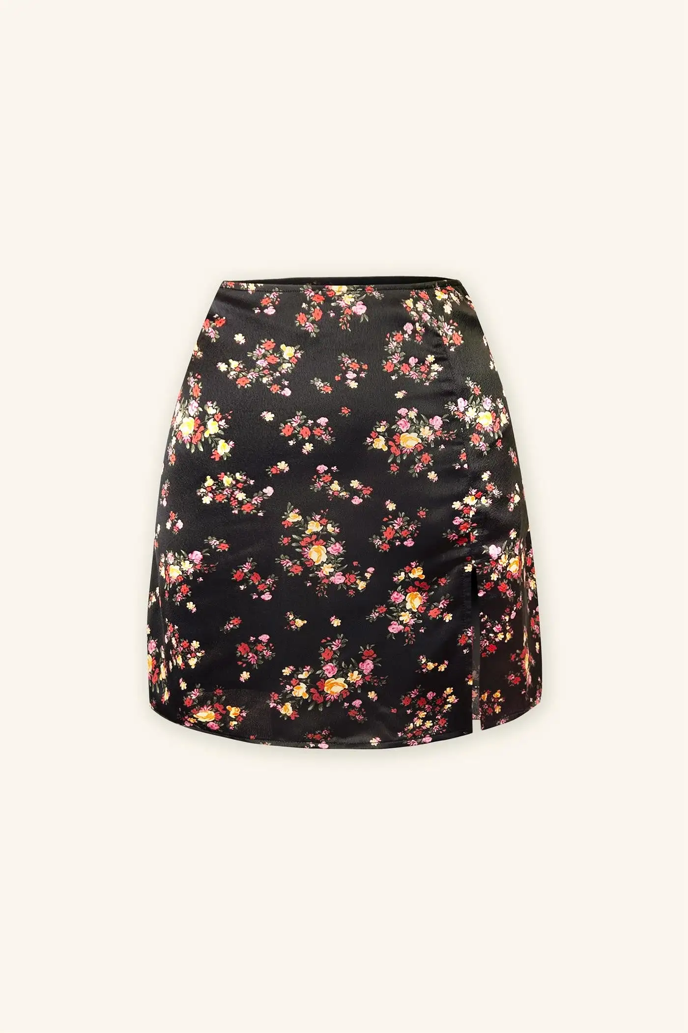 Fall Floral Mini Skirt