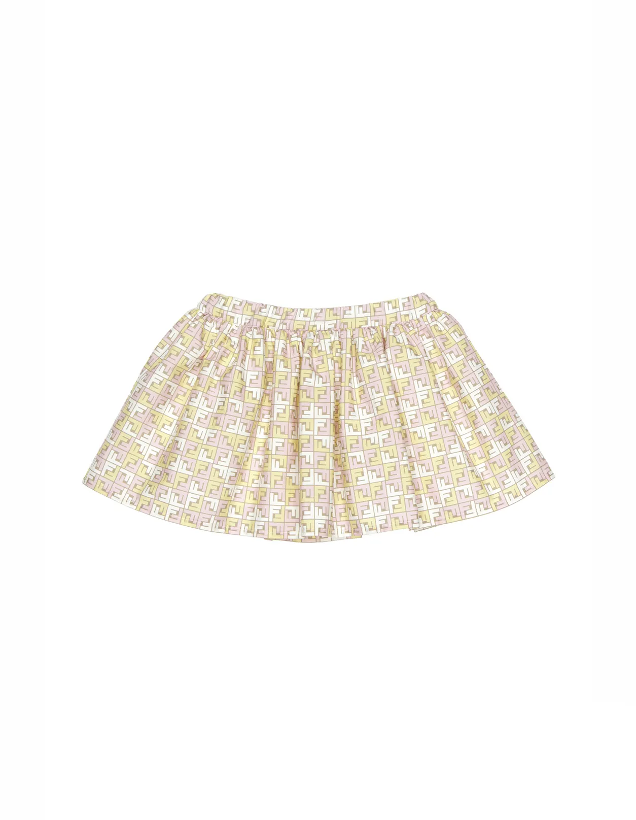 FENDI KIDS Mini Skirt With Monogram Motif