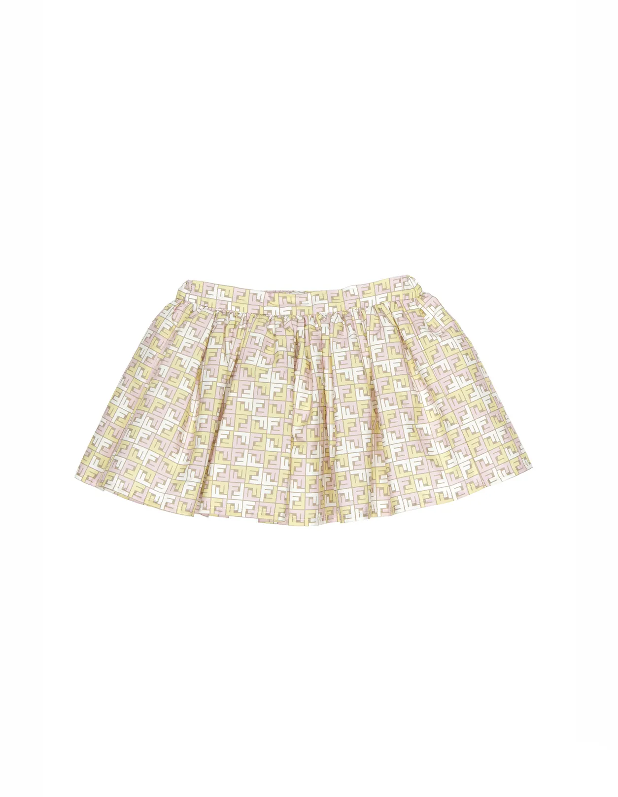 FENDI KIDS Mini Skirt With Monogram Motif