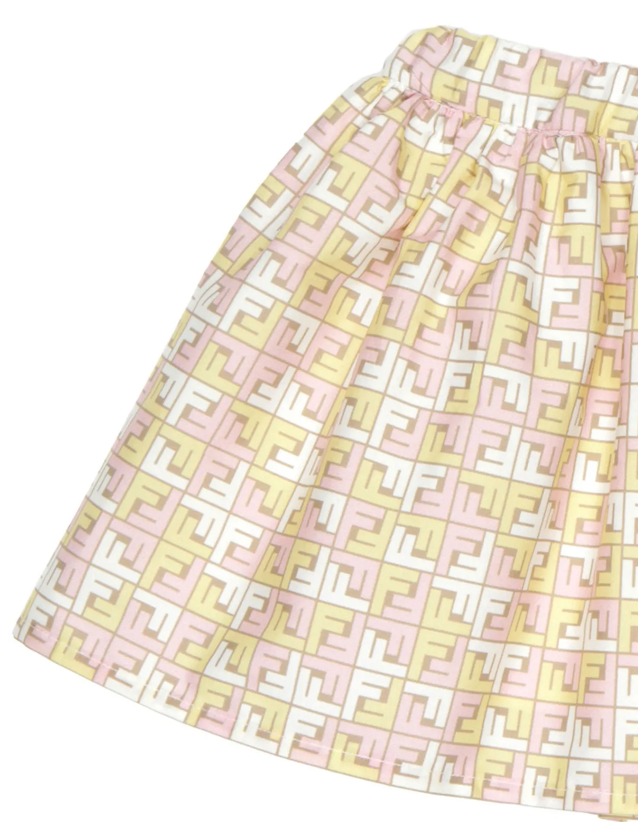 FENDI KIDS Mini Skirt With Monogram Motif