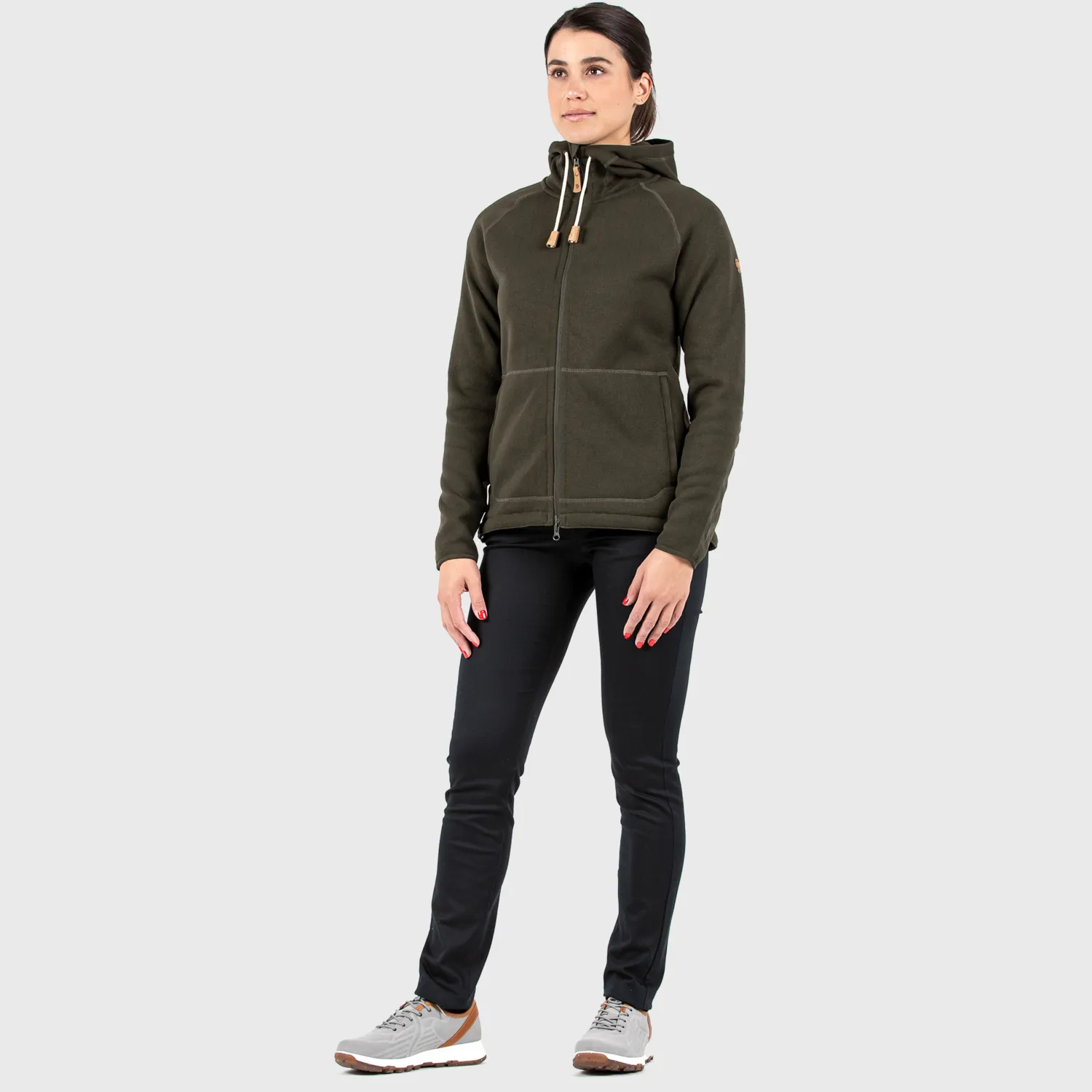 Fjällräven Women's Övik Reinforced Hoodie Navy | Buy Fjällräven Women's Övik Reinforced Hoodie Navy here | Outnorth