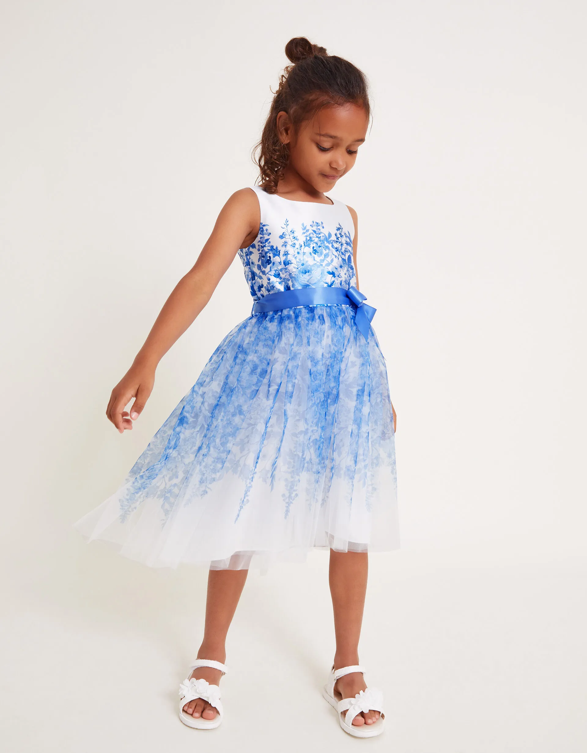 Gabriella Floral Dress Blue