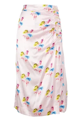 Ganni Floral Printed Midi Skirt