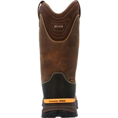 Georgia Men's TBD Waterproof Wellington Pull On Boot in Brown