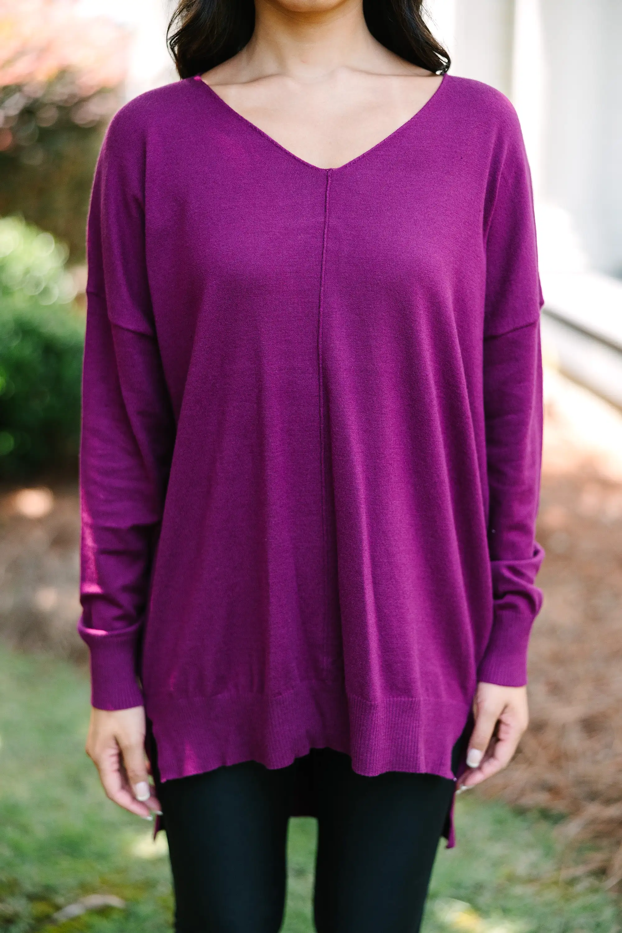 Get To Know You Plum Purple Tunic