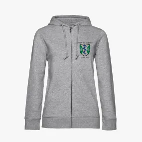 Green Templeton College Ladies Organic Embroidered Zip Hoodie