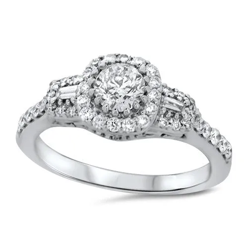 Halo Diamond Ring