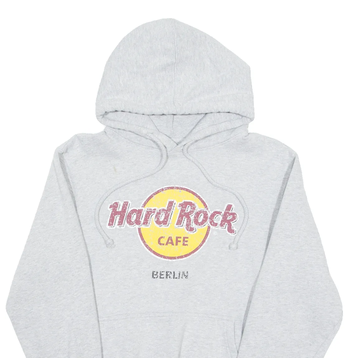 HARD ROCK CAFE Berlin Mens Grey Hoodie M