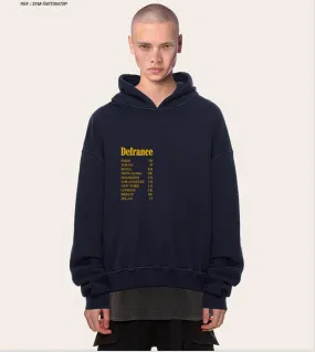 HOODIE NAVY DEFRANCE CITIES