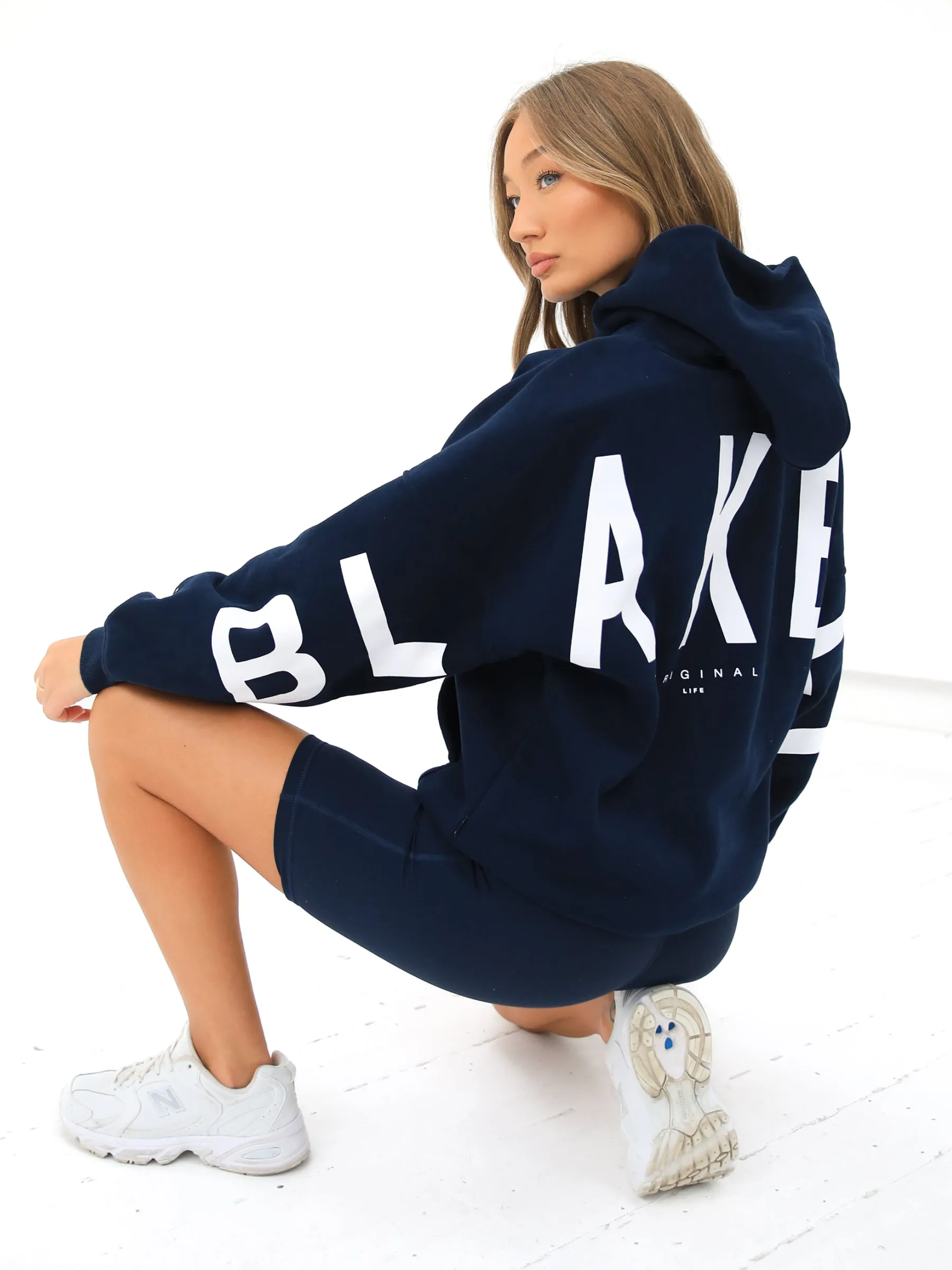 Isabel Oversized Hoodie - Navy