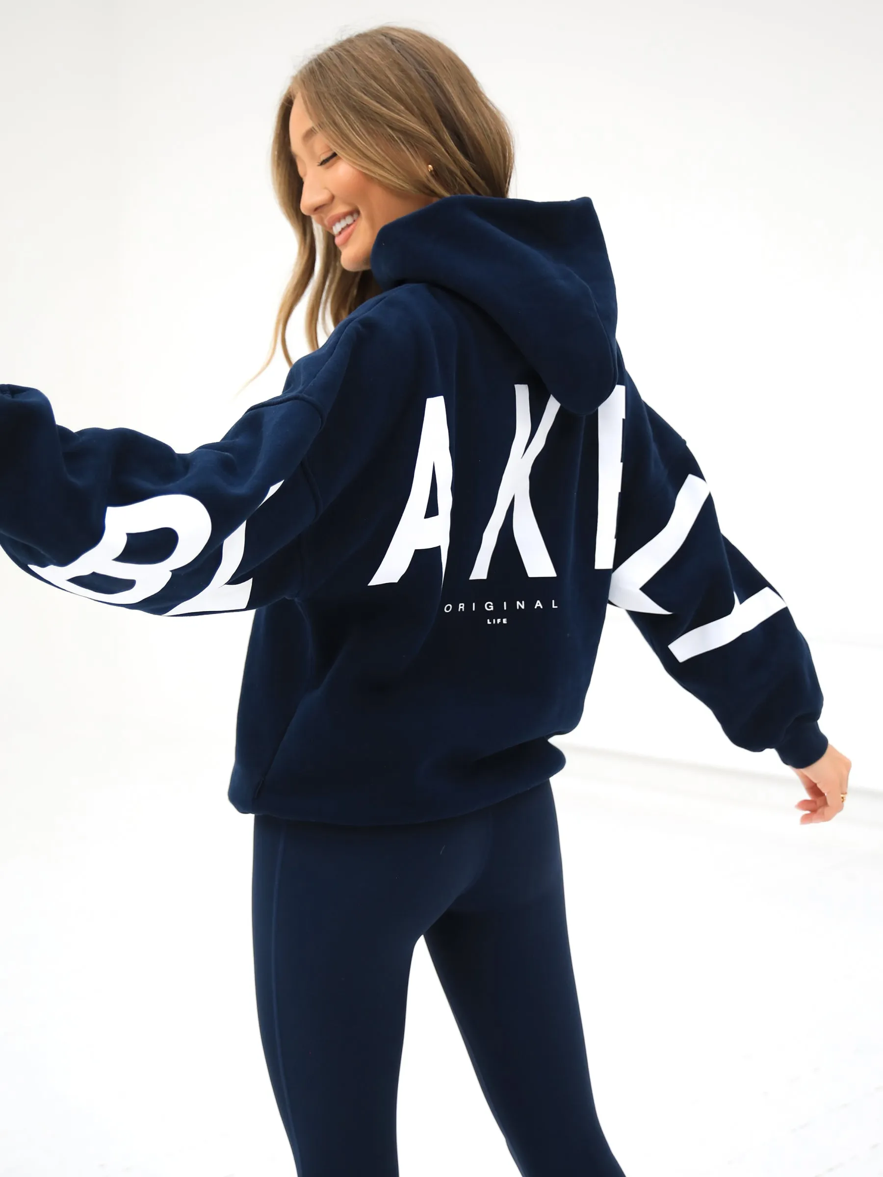 Isabel Oversized Hoodie - Navy