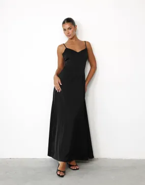 Isabella Maxi Dress (Black)