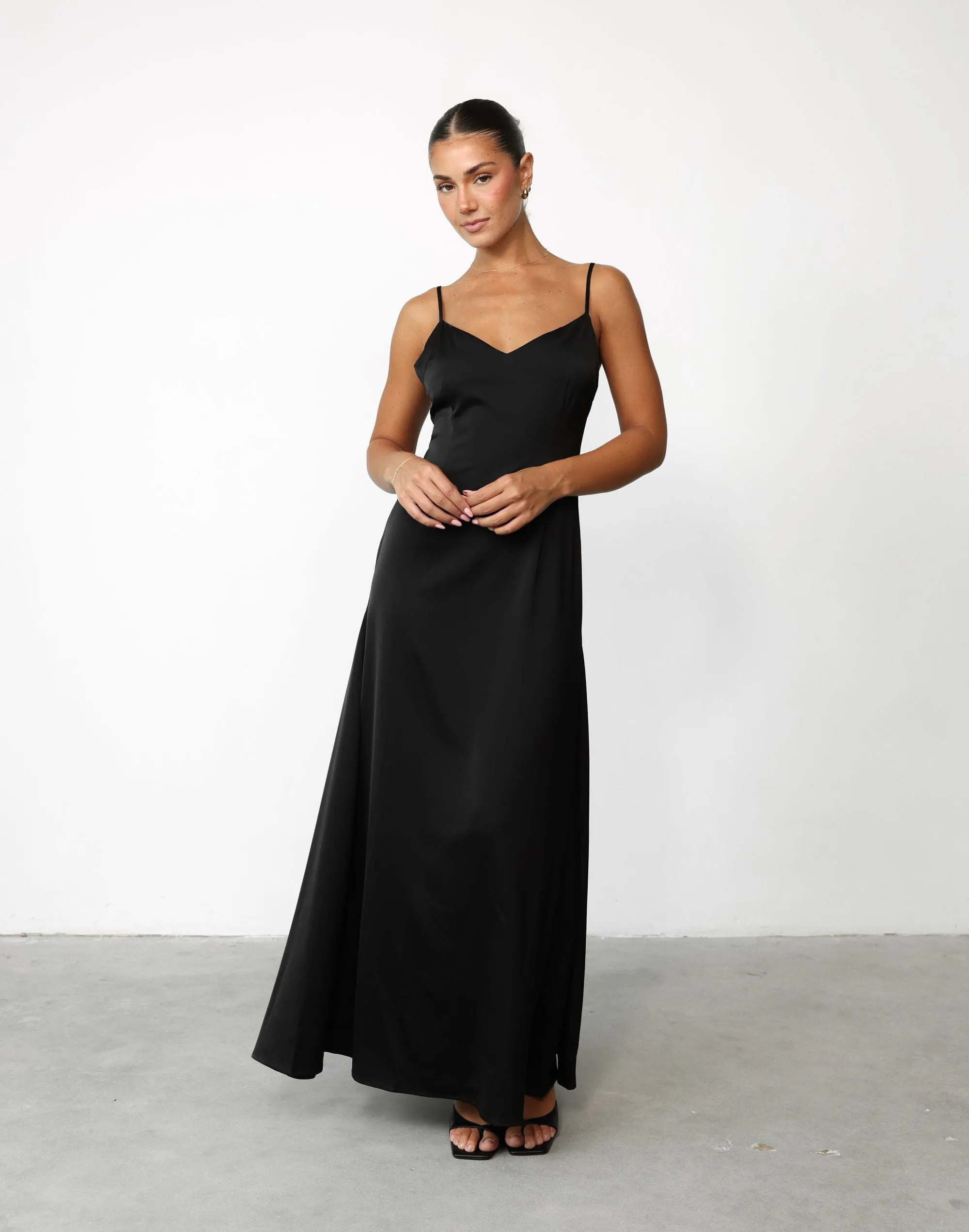 Isabella Maxi Dress (Black)