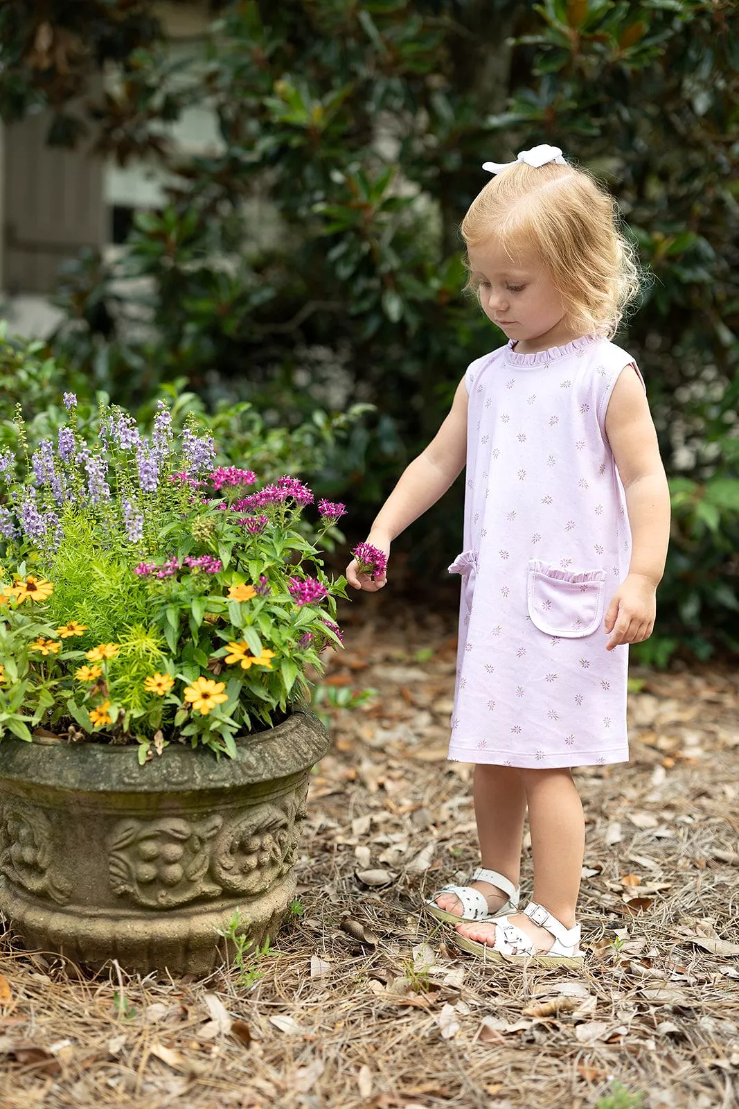 James & Lottie - Lavender Floral Dress Margot Dress