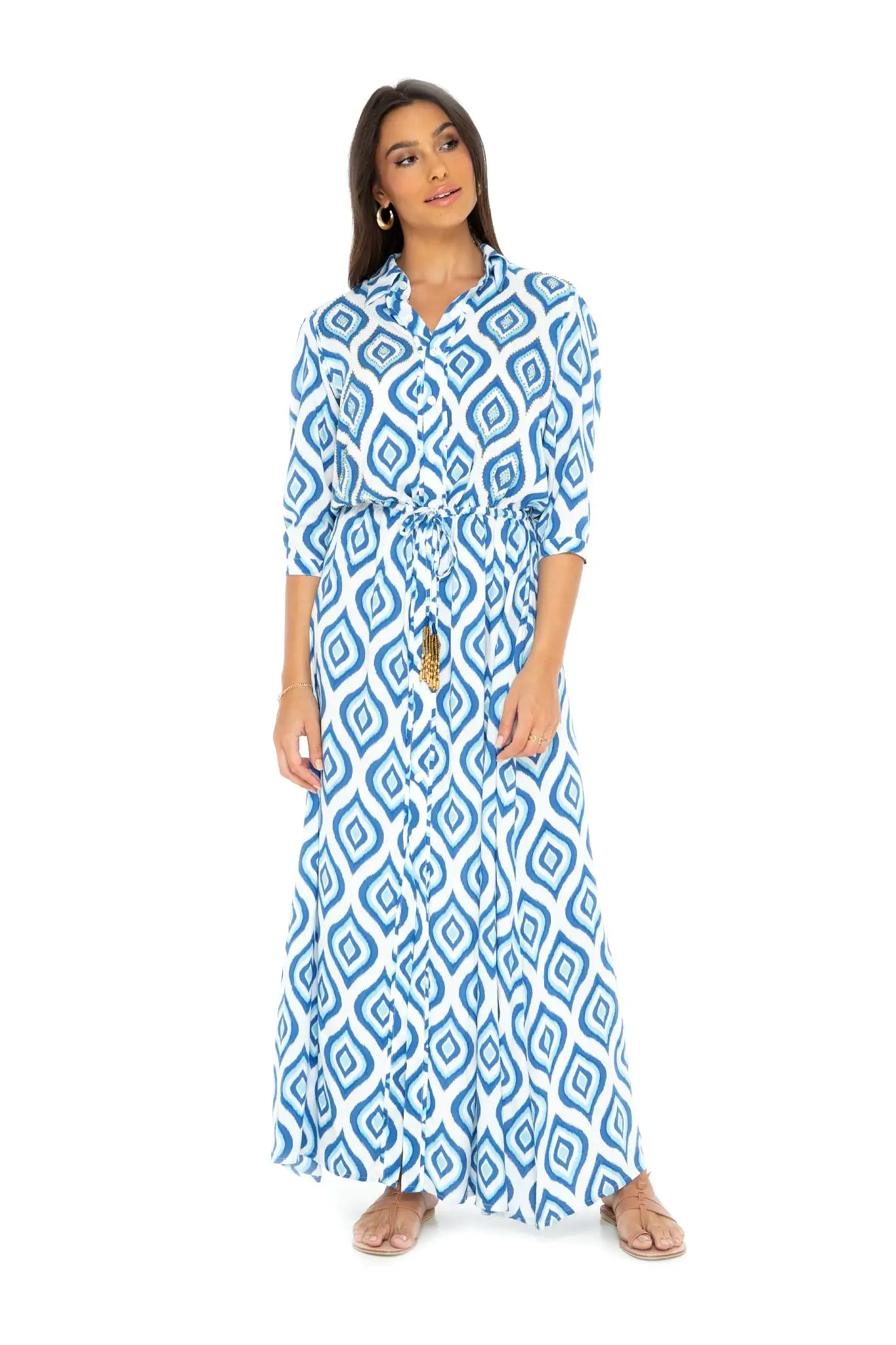 Java Long Shirt Dress