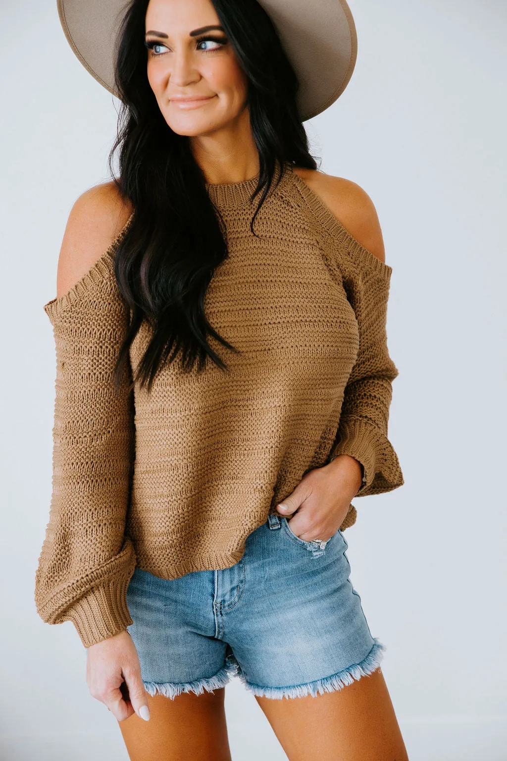 Juliette Cold Shoulder Sweater