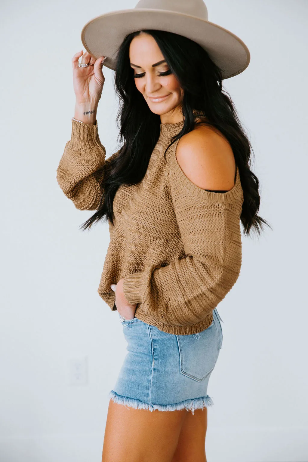 Juliette Cold Shoulder Sweater