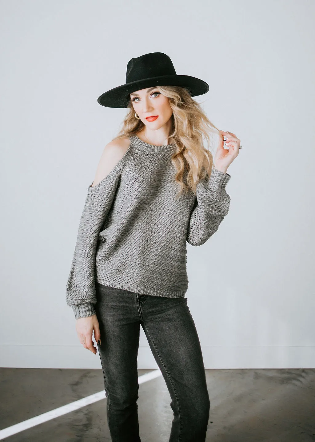 Juliette Cold Shoulder Sweater