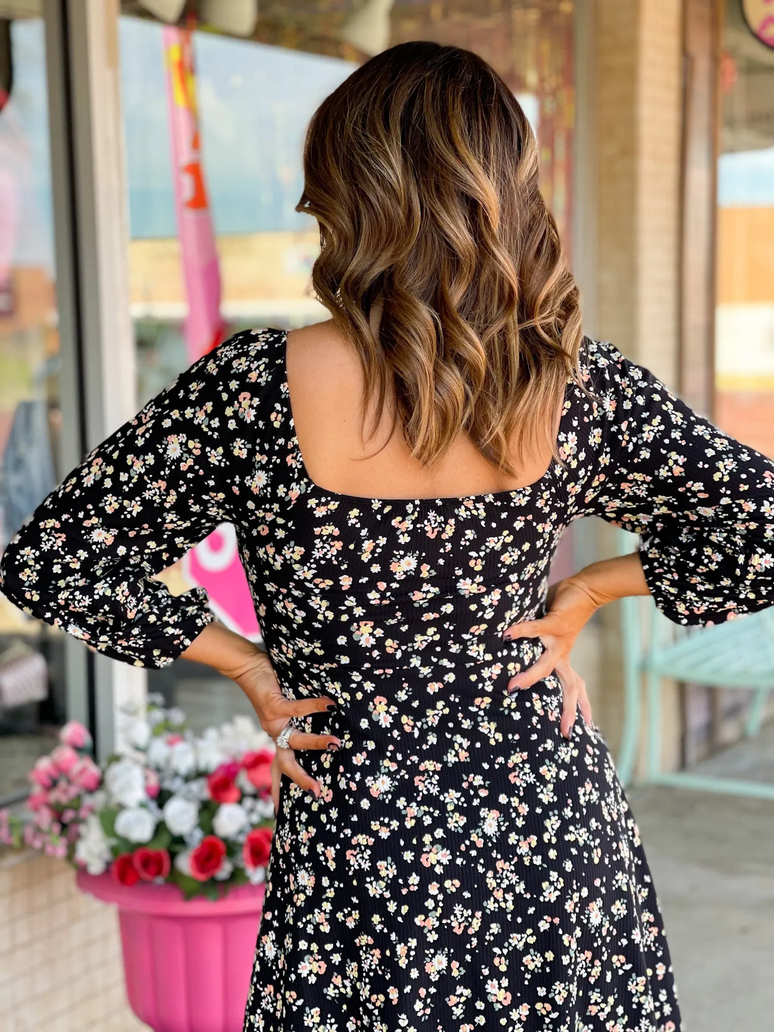 Just For Now Floral Dress