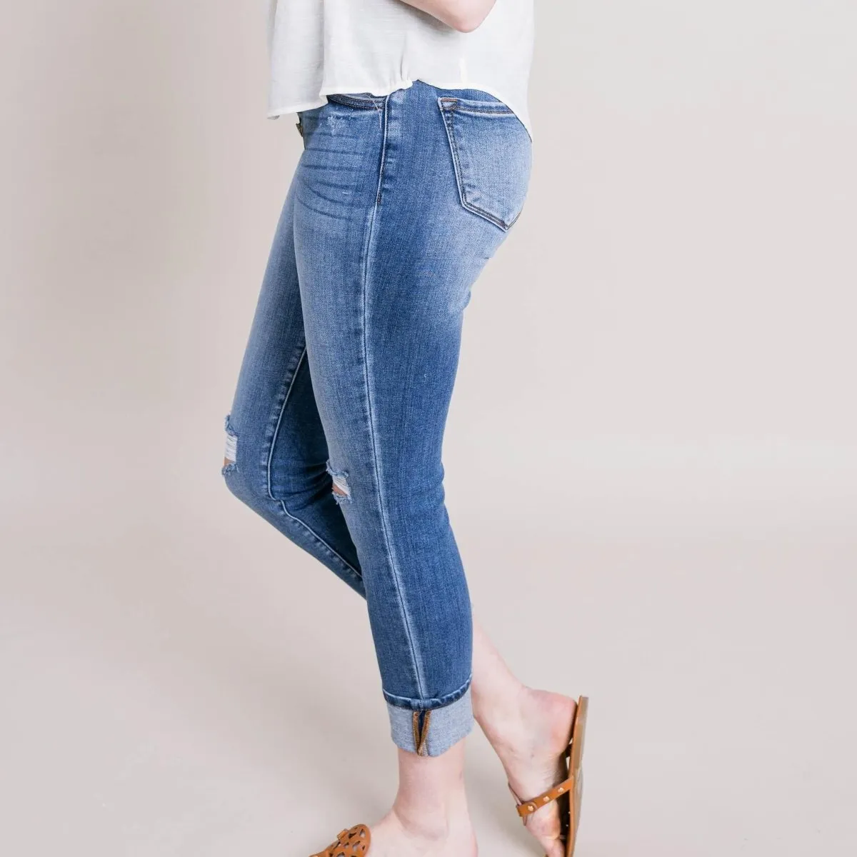 Kancan - Emmitt High Rise Skinny Straight Jeans