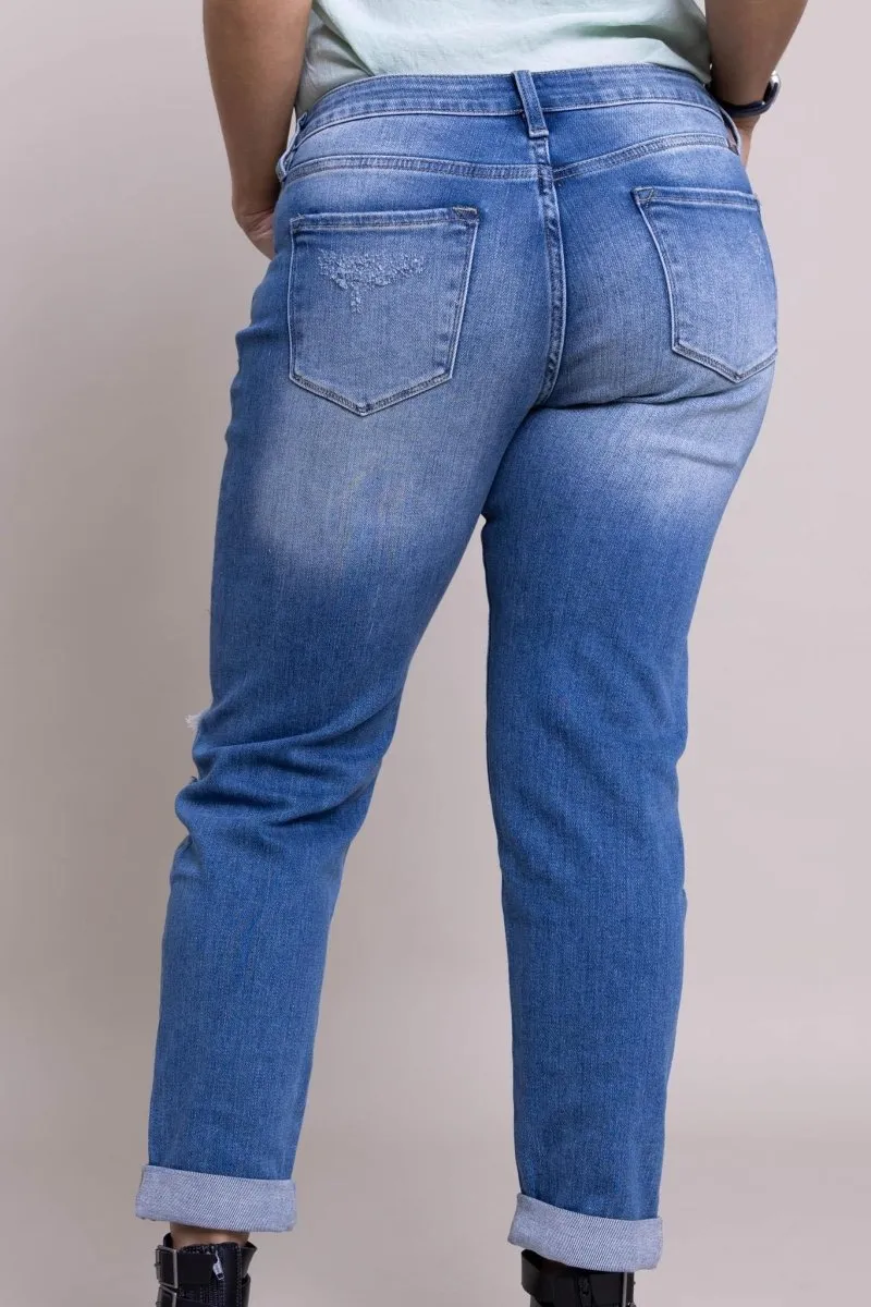 Kancan - Emmitt High Rise Skinny Straight Jeans