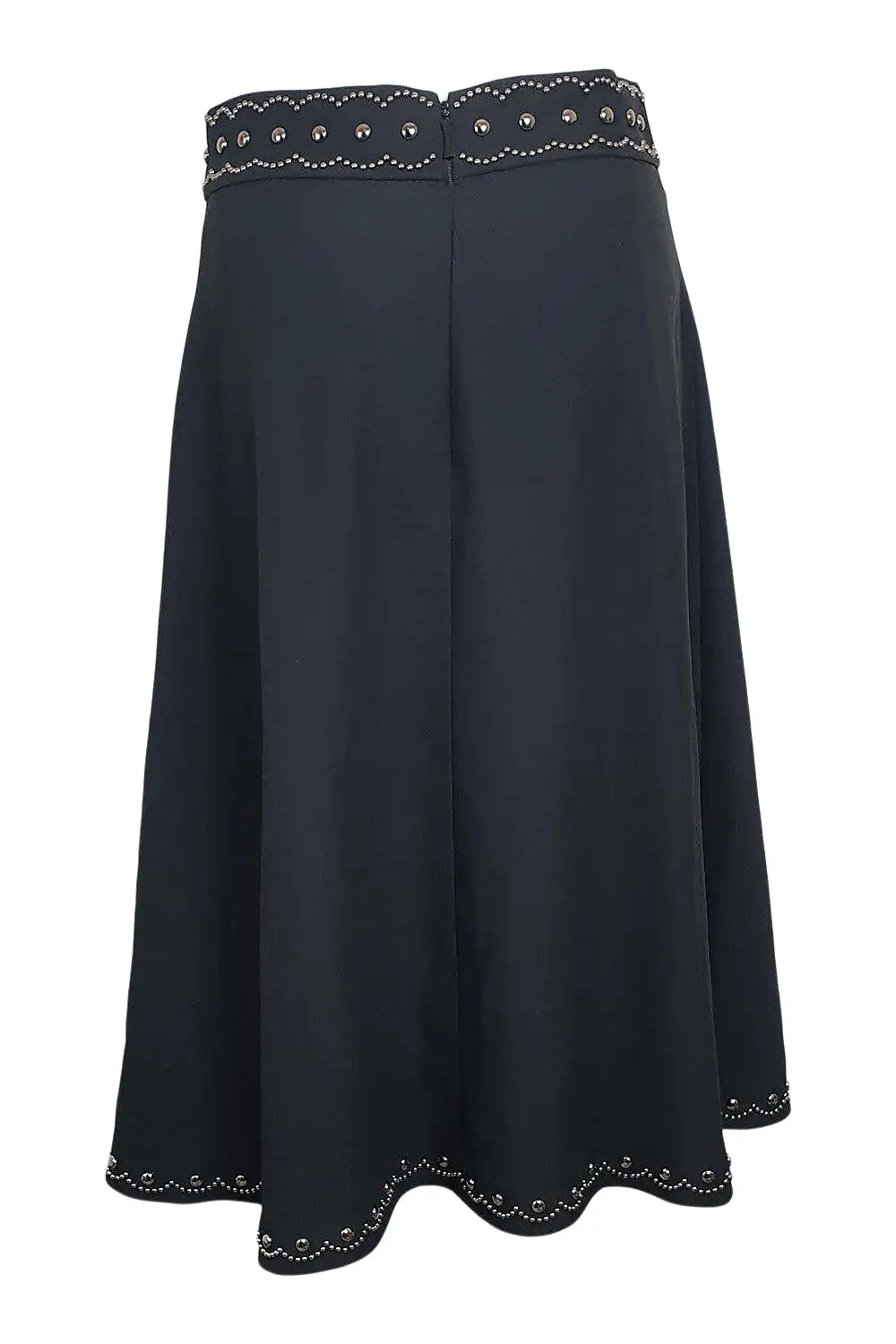 KATE SPADE Madison Avenue Black Blaire Midi Skirt (US 2 | UK 6)