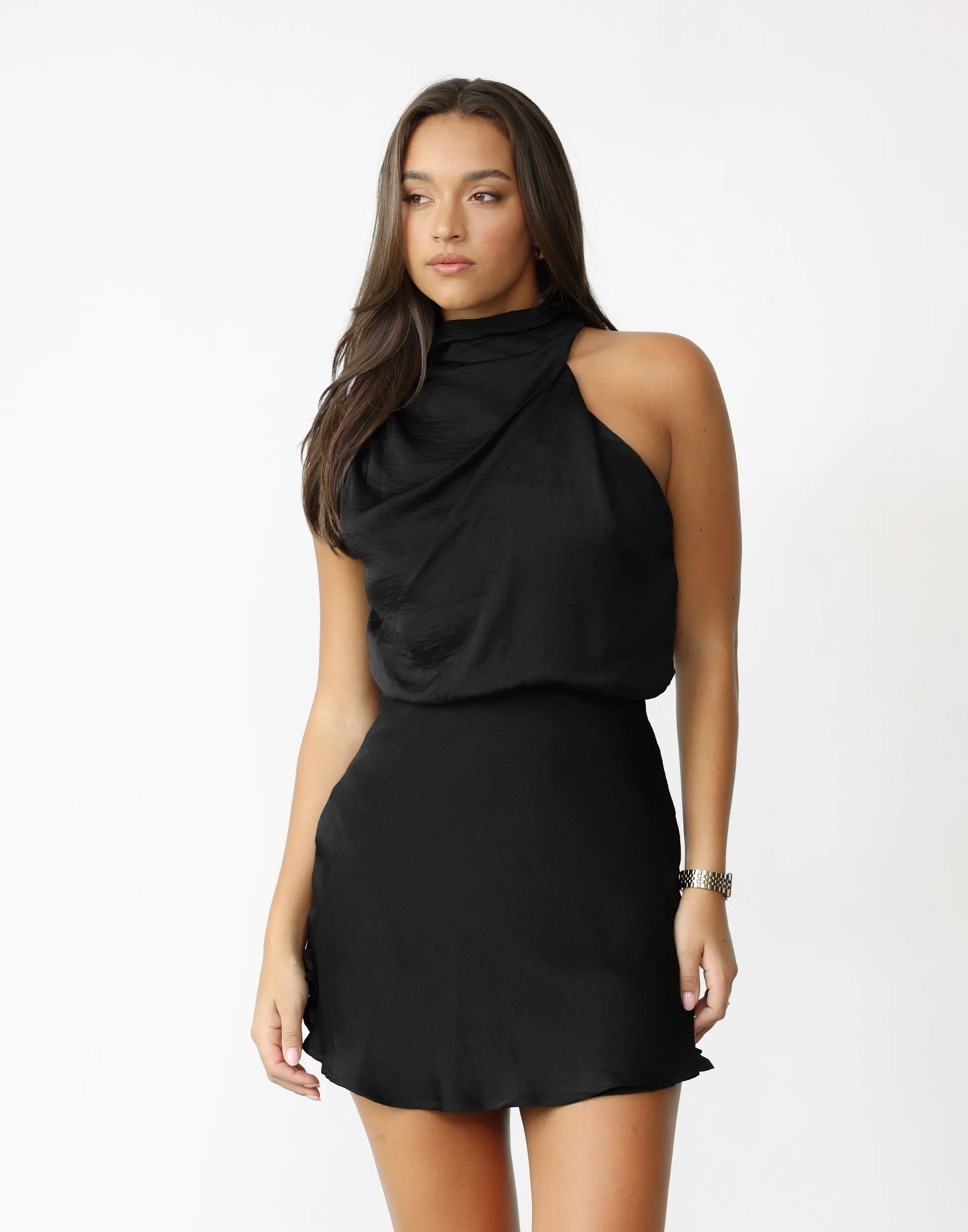 Kimmi Mini Dress (Black)