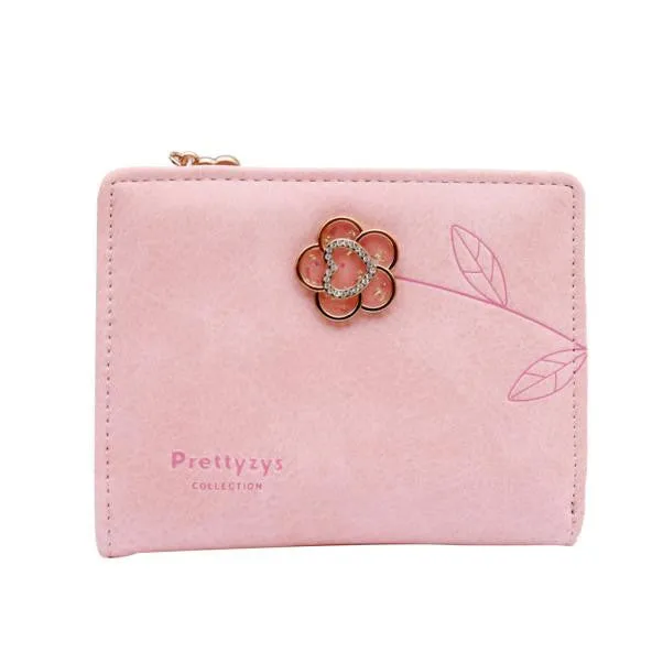 Lady Women Short Purse Leather Wallet Card Holder Hbag Bag