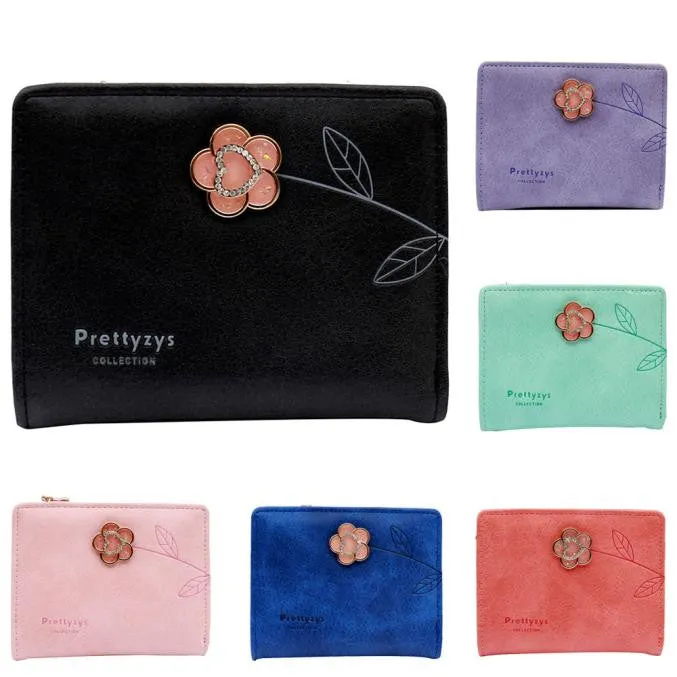 Lady Women Short Purse Leather Wallet Card Holder Hbag Bag