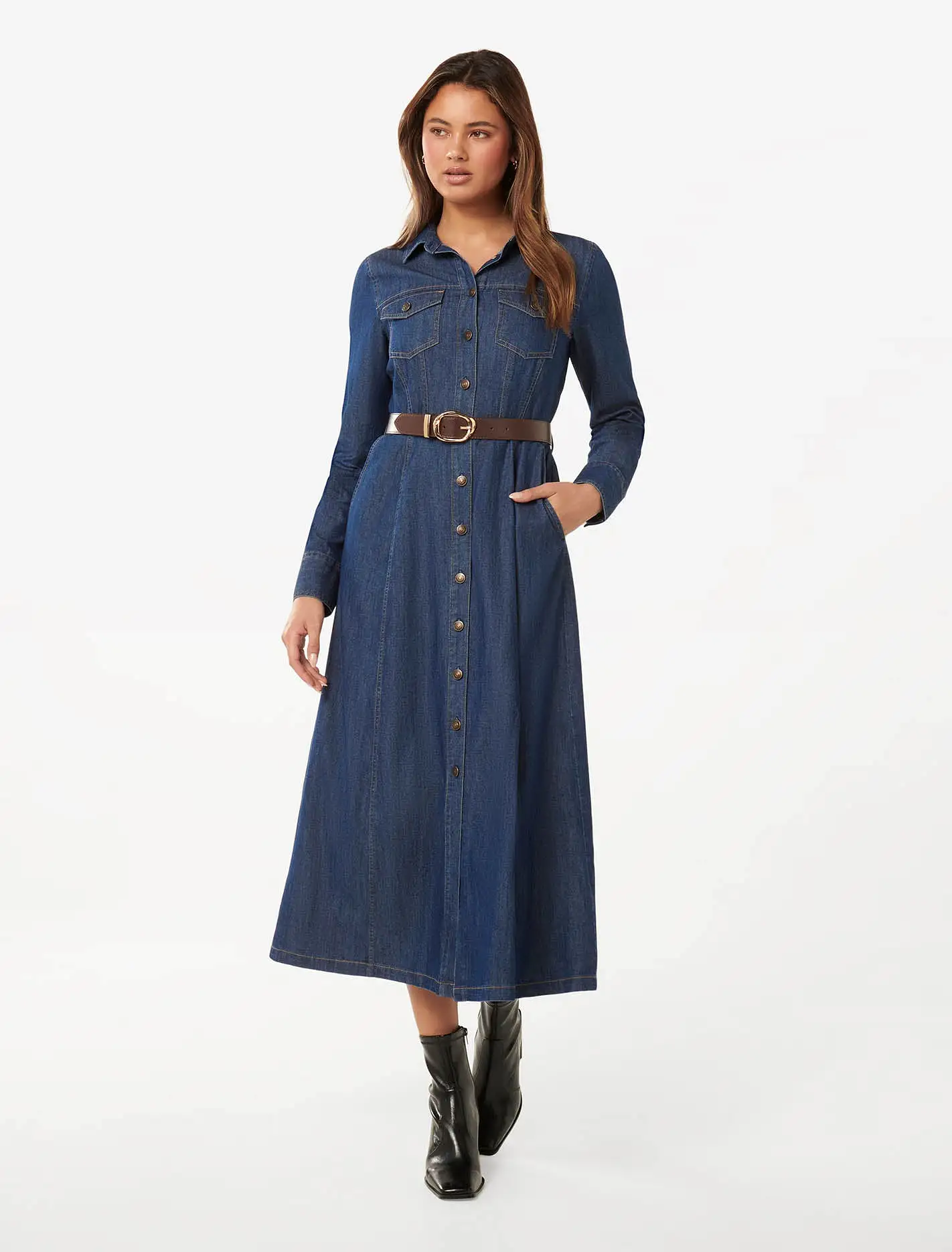 Lexi Midi Shirt Dress