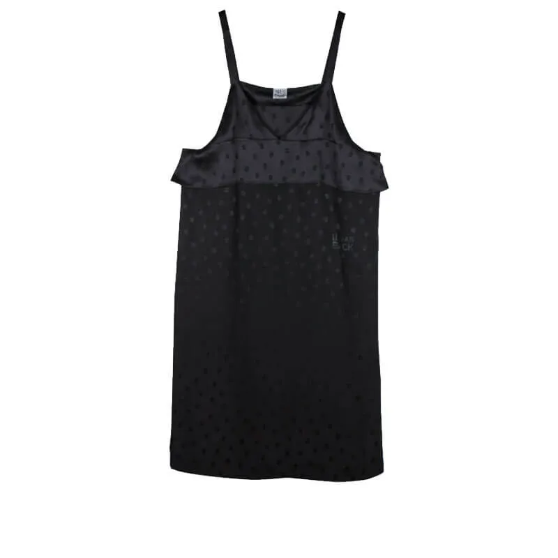 Libre Jacquard Silk Dress - Black