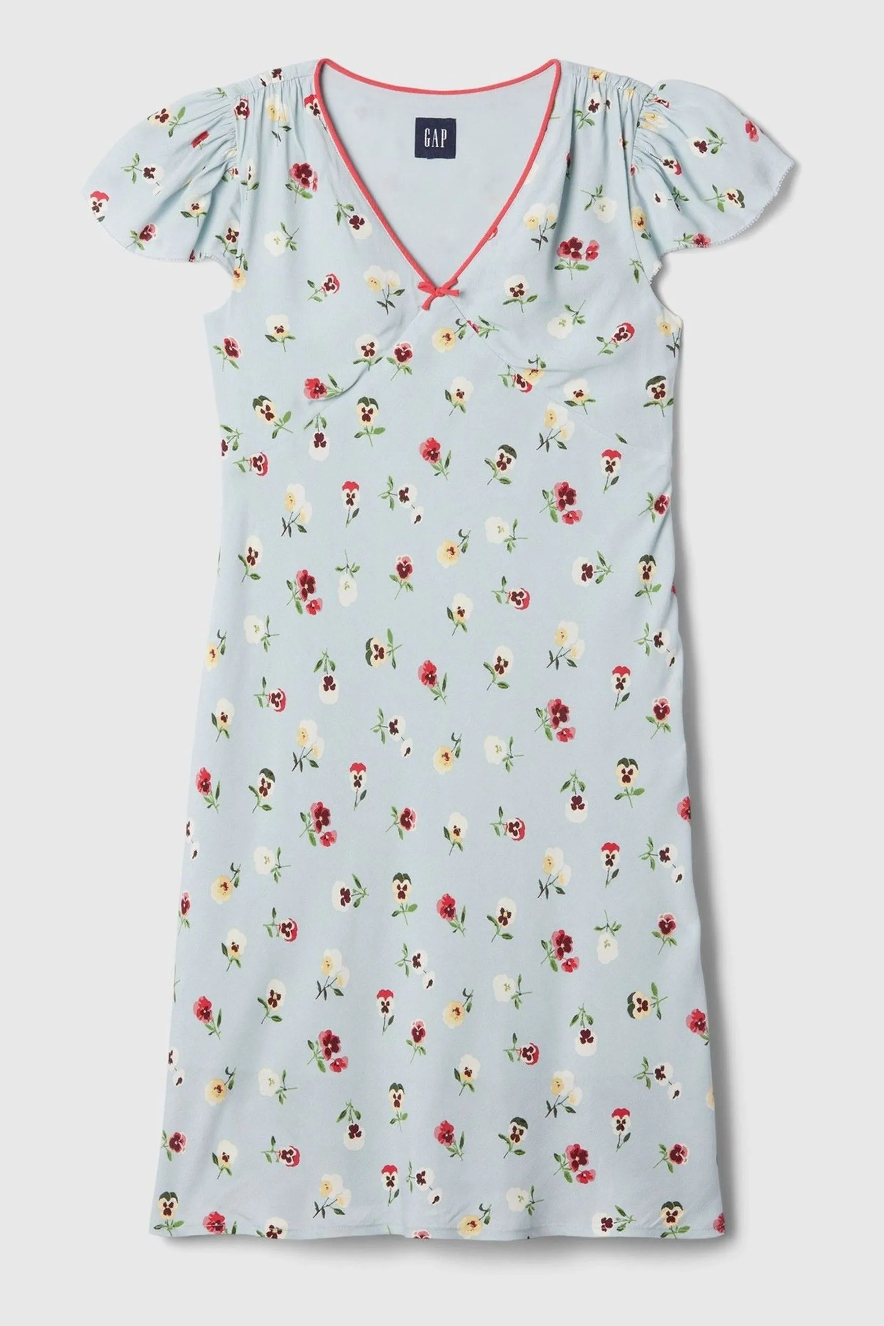 Light Blue DÔEN Floral Dress (Kids)