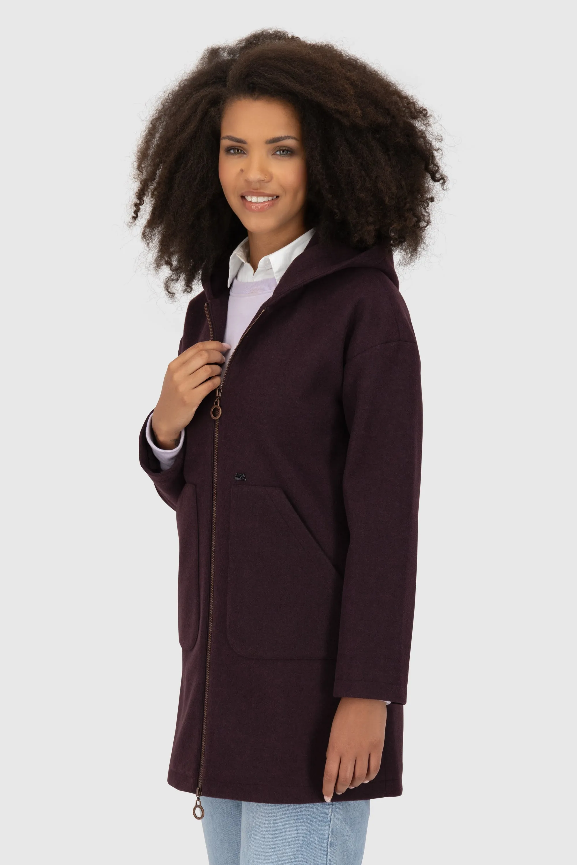 LilithAK J Felt Coat Violett