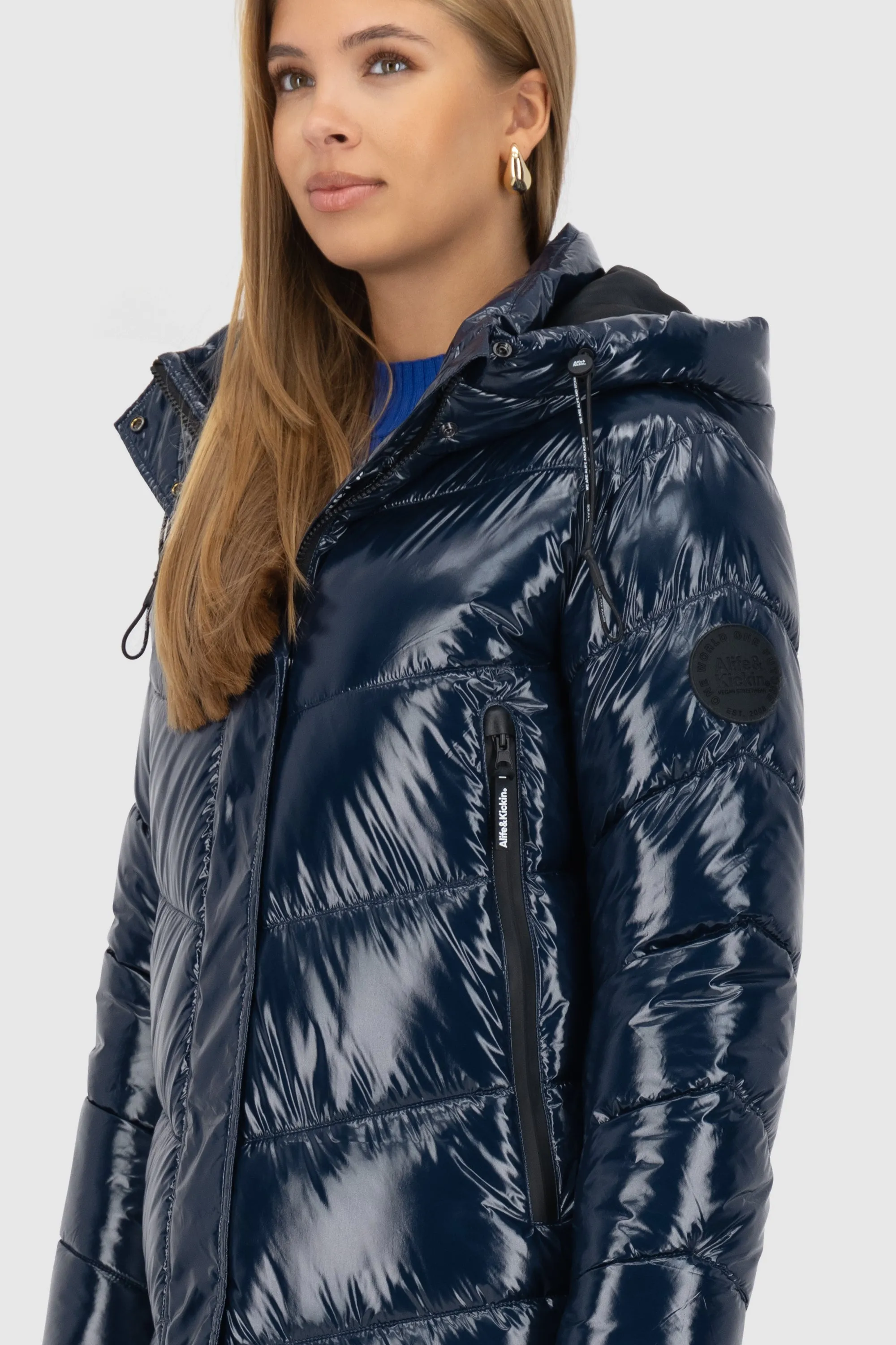 LolaniAK A Puffer Parka Dunkelblau