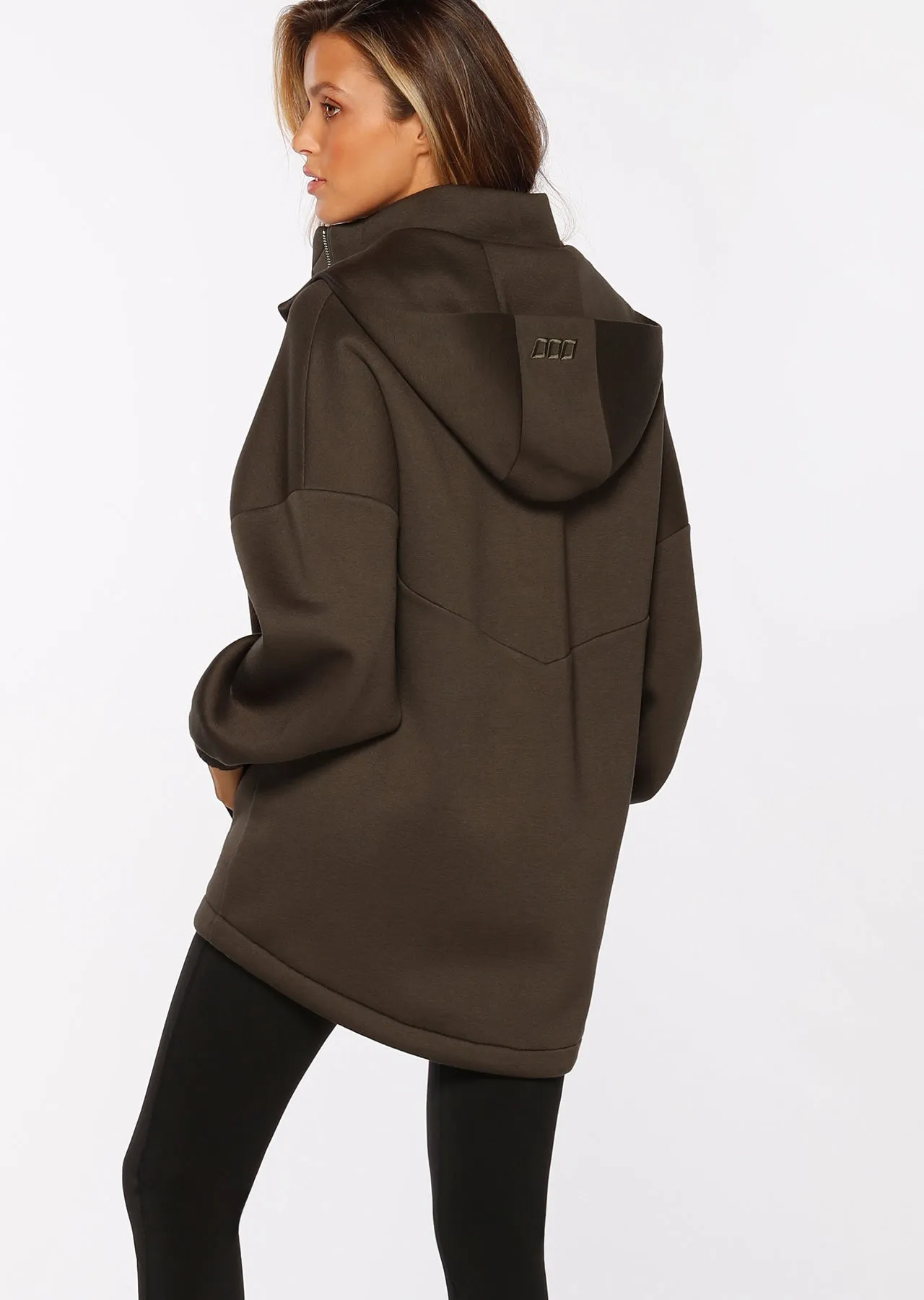 Lorna Jane Easy Oversized Parka in Oil