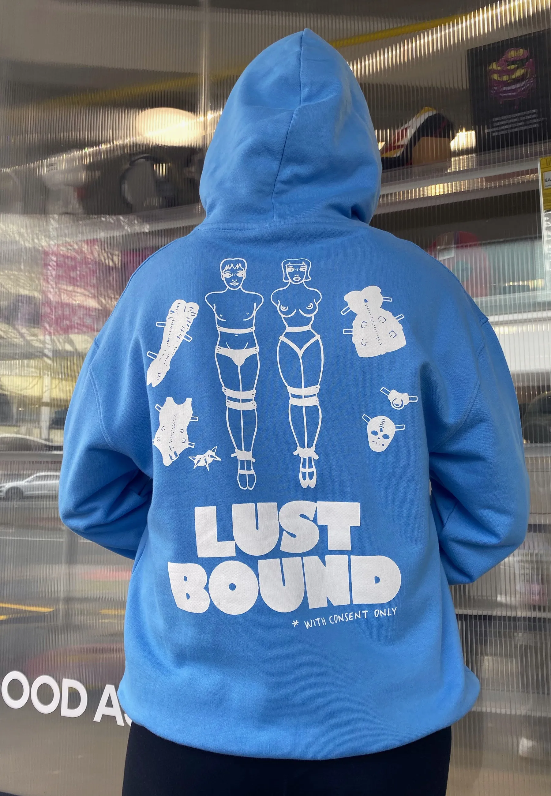 Lust & Bound Tighter Hoodie - blue