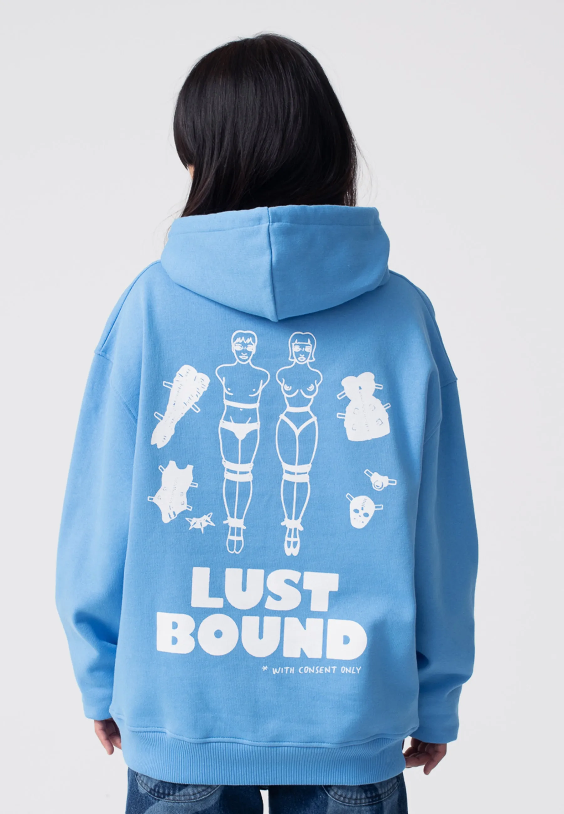 Lust & Bound Tighter Hoodie - blue